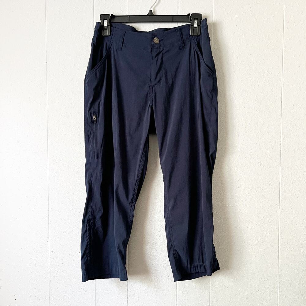 Khombu Cropped Pants Womens Small Outdoors Hiking Fishing Camping Lightweight